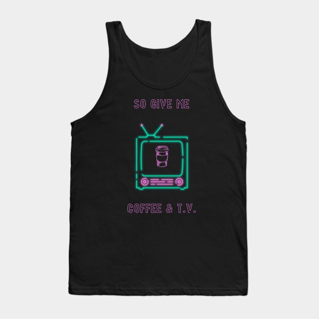 Blur Coffee & T.V. Tank Top by DanArt